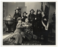 Lot of Three 10 x 8 Glossy Photos From The Three Stooges 1940 Film You Nazty Spy! & 2 Matte Photos From a Theater Performance With Eddie Laughton -- Very Good Condition